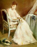 Eva Gonzales Woman in White china oil painting reproduction